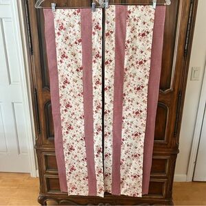 Homemade Waverly Cotton Window Valances Set of 2